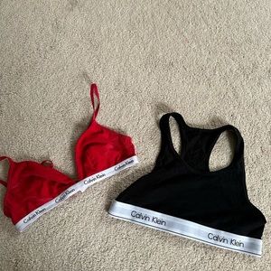 Calvin Klein bras